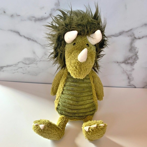 Jellycat Toys Jellycat Dennis Dinosaur Plush Stuffed Animal Olive